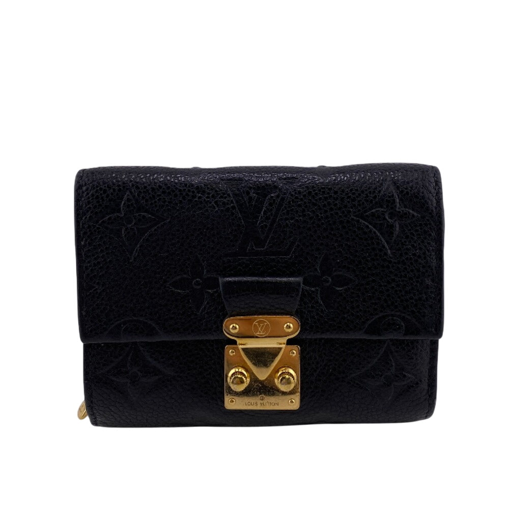 LOUIS VUITTON Bifold Wallet M80880 Monogram Ann Platt Noir Monogram Ann Platt Portefeuille Metis Compact Women Used Authentic