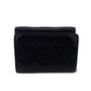 LOUIS VUITTON Bifold Wallet M80880 Monogram Ann Platt Noir Monogram Ann Platt Portefeuille Metis Compact Women Used Authentic