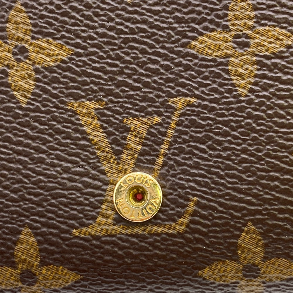 LOUIS VUITTON Bifold Wallet M81631 Monogram, Leather Brown Monogram Portefeuille Victorine Kids(Unisex) Used Authentic