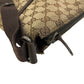 GUCCI Shoulder Bag 145857 GG canvas, leather beige GG canvas Women(Unisex) Used Authentic