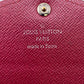 LOUIS VUITTON Long Wallet Purse M60580 Epi pink Epi Portefeuille Sarah