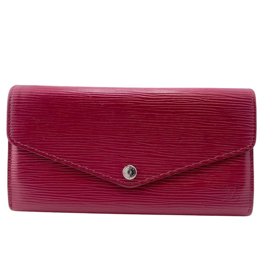 LOUIS VUITTON Long Wallet Purse M60580 Epi pink Epi Portefeuille Sarah