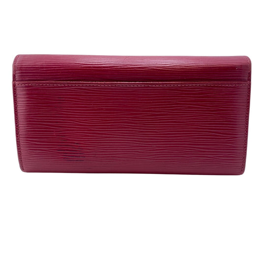 LOUIS VUITTON Long Wallet Purse M60580 Epi pink Epi Portefeuille Sarah