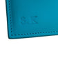 LOUIS VUITTON Tri-fold wallet M11500 leather blue Portefeuille Pilot Women Used Authentic