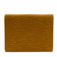 LOUIS VUITTON Coin case M63419 Epi Leather yellow Tassiri Yellow Epi Portomonet Simple Women(Unisex) Used Authentic