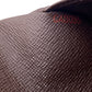 LOUIS VUITTON Bifold Wallet N61664 Damier Brown Damier Porto Monnaie Bien-Vienois Ebene Women Used Authentic