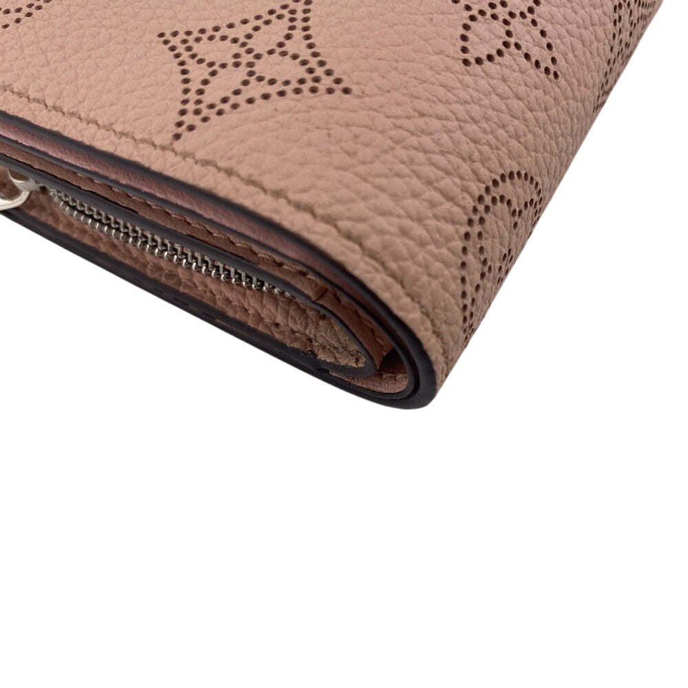 LOUIS VUITTON Bifold Wallet M80629 Mahina Magnolia Compact wallet Mahina Portefeuille Clare Women Used Authentic