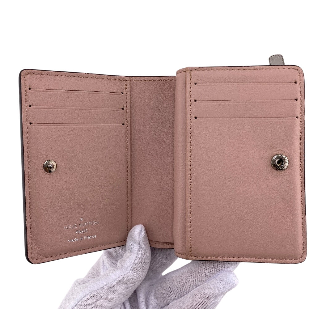 LOUIS VUITTON Bifold Wallet M80629 Mahina Magnolia Compact wallet Mahina Portefeuille Clare Women Used Authentic
