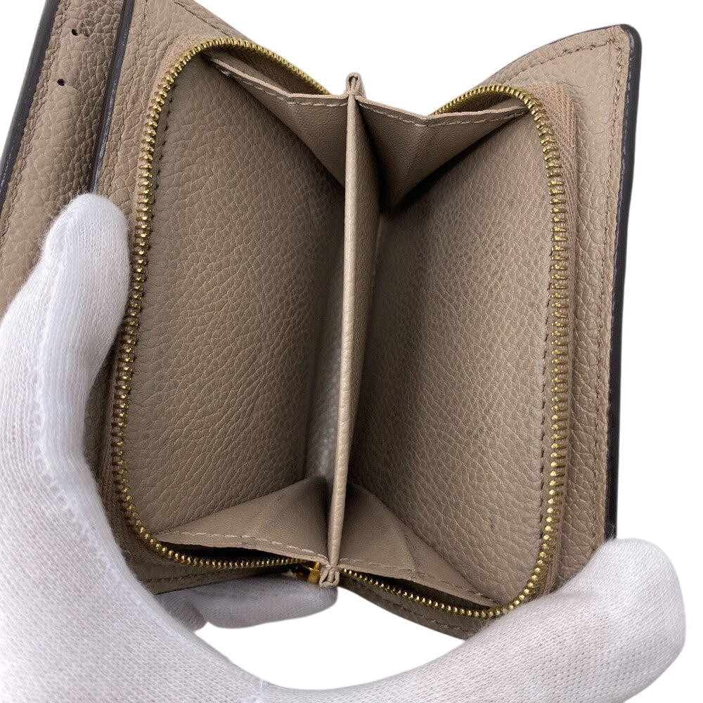LOUIS VUITTON Bifold Wallet M80152 Monogram Ann Platt beige Ann Platt Portefeuille Claire Women Used Authentic
