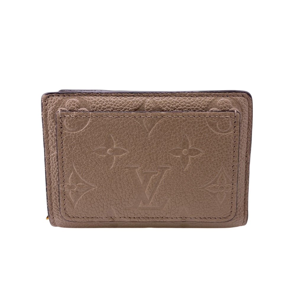 LOUIS VUITTON Bifold Wallet M80152 Monogram Ann Platt beige Ann Platt Portefeuille Claire Women Used Authentic