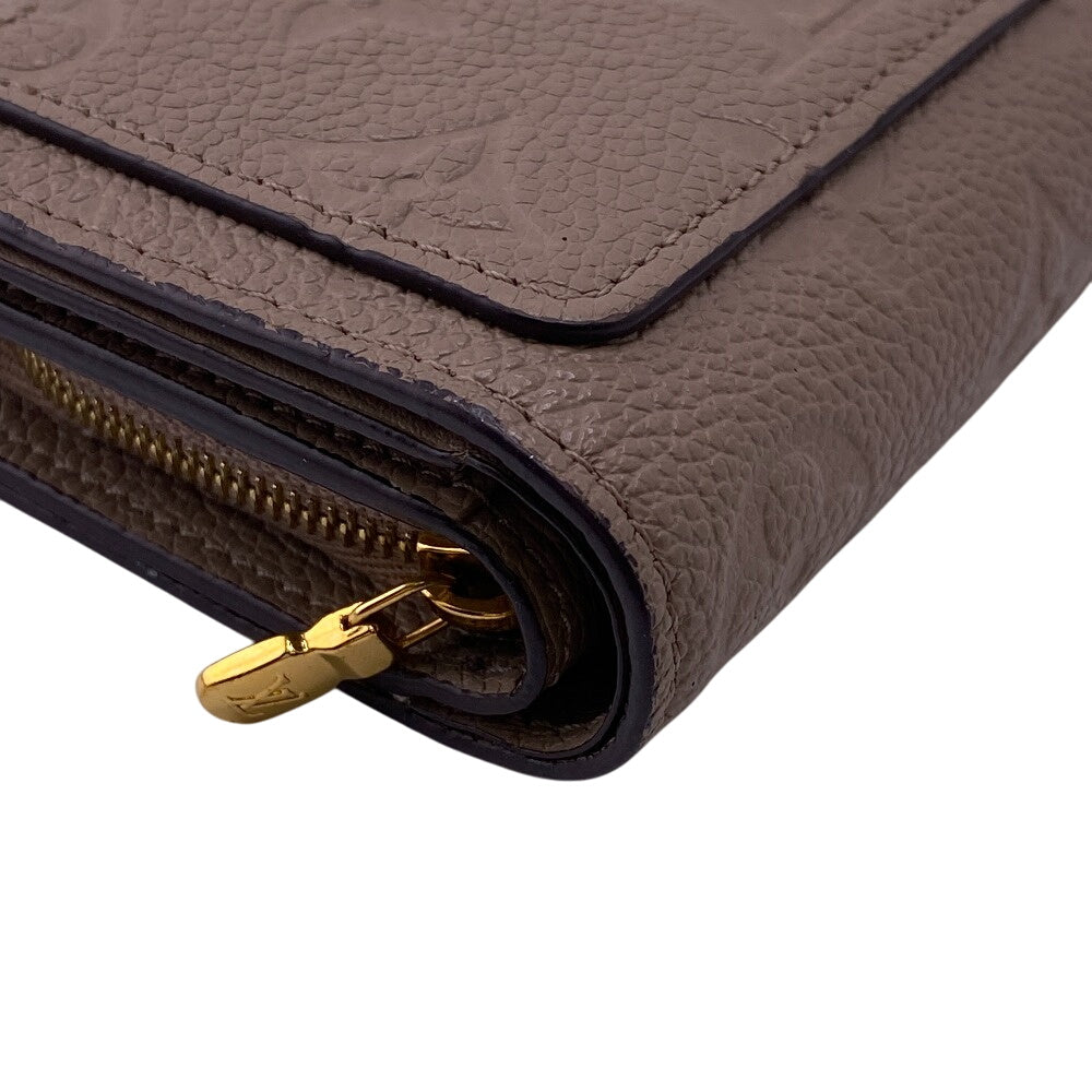 LOUIS VUITTON Bifold Wallet M80152 Monogram Ann Platt beige Ann Platt Portefeuille Claire Women Used Authentic