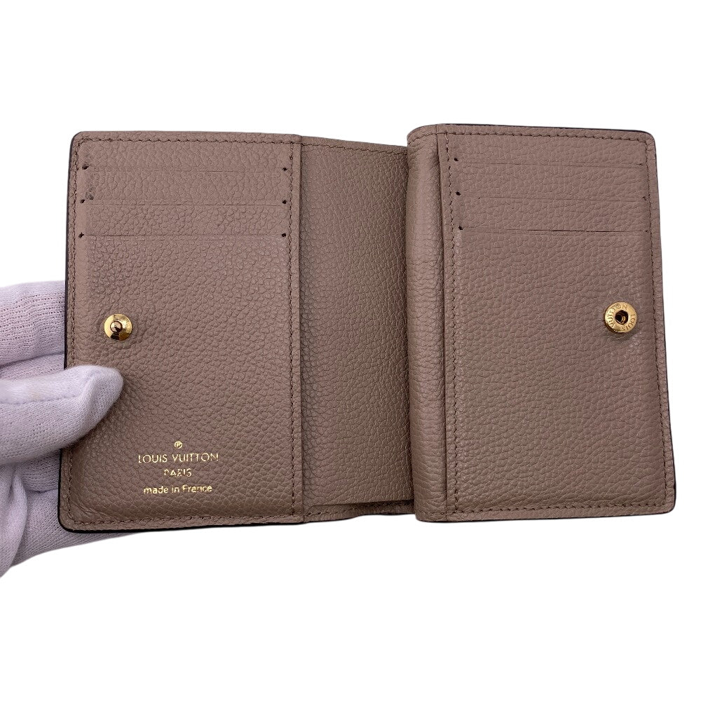 LOUIS VUITTON Bifold Wallet M80152 Monogram Ann Platt beige Ann Platt Portefeuille Claire Women Used Authentic