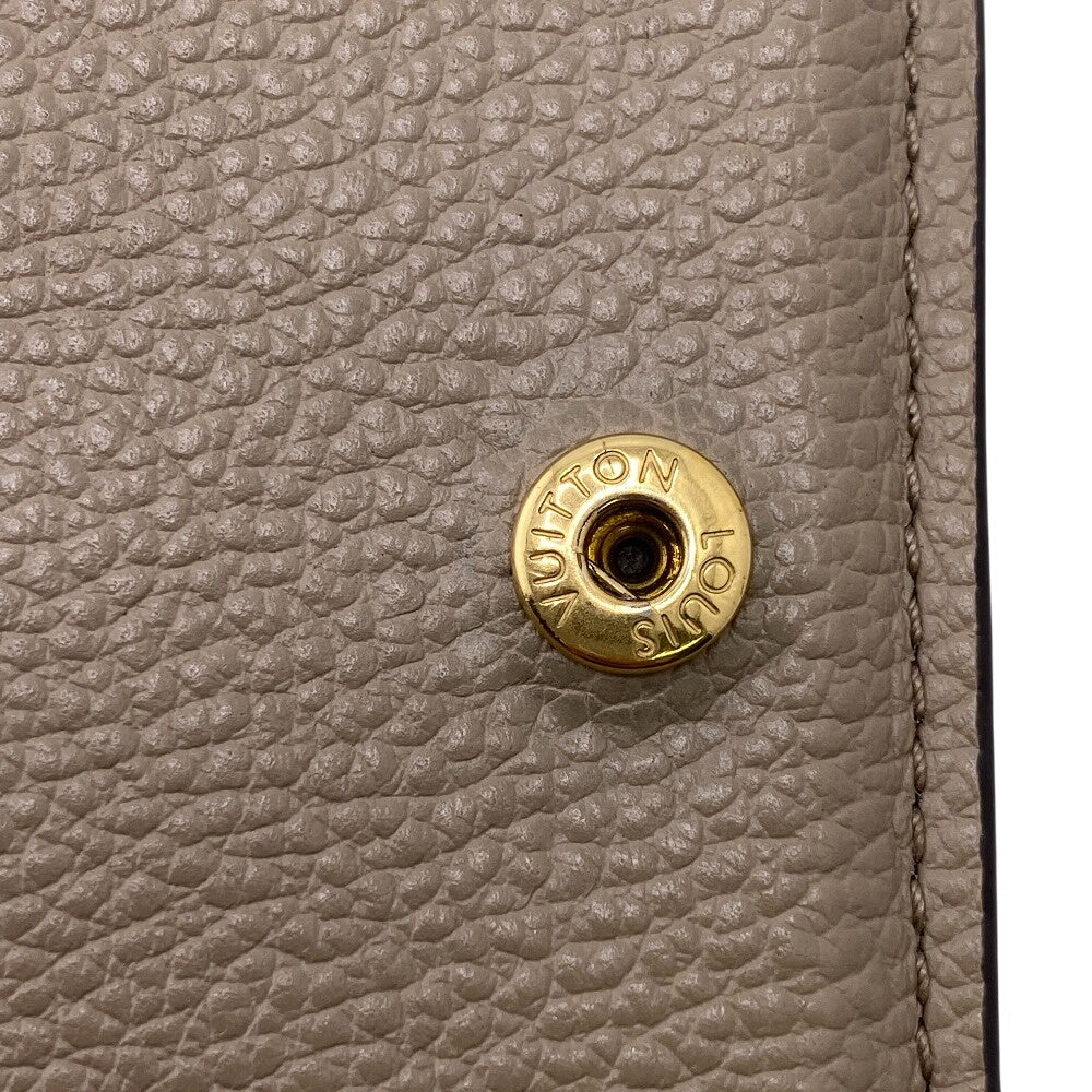 LOUIS VUITTON Bifold Wallet M80152 Monogram Ann Platt beige Ann Platt Portefeuille Claire Women Used Authentic