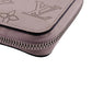 LOUIS VUITTON Long Wallet Purse M68670 Mahina gray Round zip wallet Mahina Zippy wallet Women Used Authentic