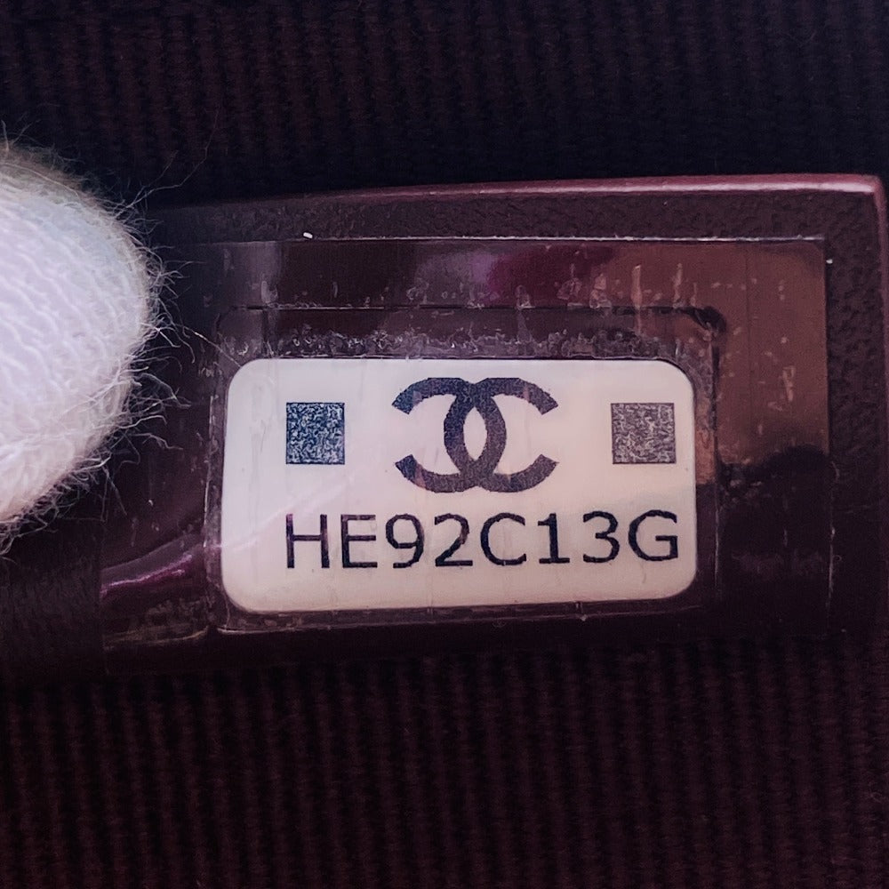 CHANEL Coin case Caviar skin black Fragment case Caviar skin Matrasse Women Used Authentic