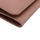 PRADA Tri-fold wallet 1MH176 leather beige Compact wallet Wittelomb Triangle Women Used Authentic