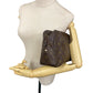 LOUIS VUITTON business bag M47522 leather Brown Monogram Truth Cracking Ty 28