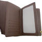 LOUIS VUITTON Bifold Wallet N61202 Damier Brown Pass case Damier Porte Tresor Etui Papier mens Used Authentic