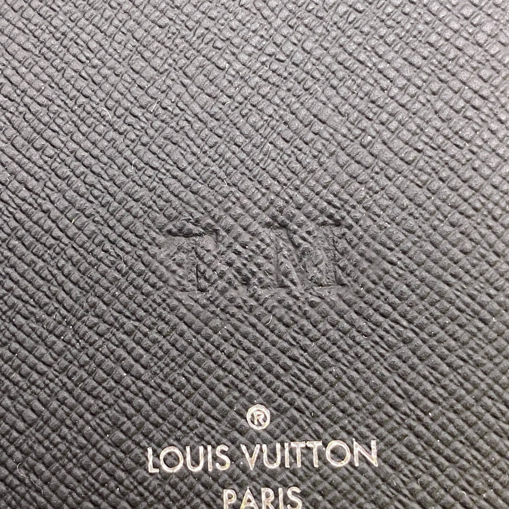 LOUIS VUITTON Long Wallet Purse M60965 Epi black Zippy wallet Epi Vertical mens Used Authentic
