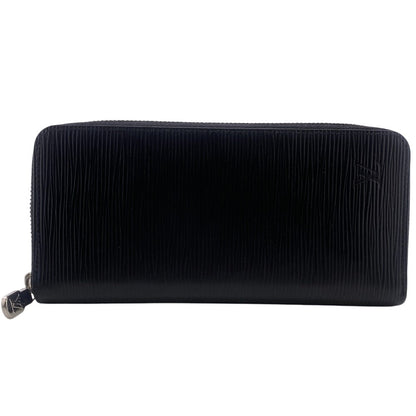 LOUIS VUITTON Long Wallet Purse M60965 Epi black Zippy wallet Epi Vertical mens Used Authentic