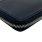 GUCCI Long Wallet Purse 771154 leather black GUCCI logo zip around wallet mens Used Authentic