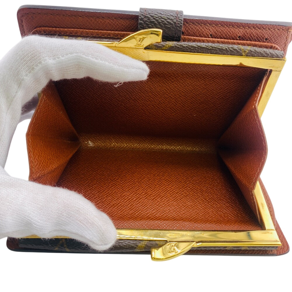 LOUIS VUITTON Bifold Wallet M61663 Monogram Brown Monogram Portefeuille Viennoiserie Women Used Authentic
