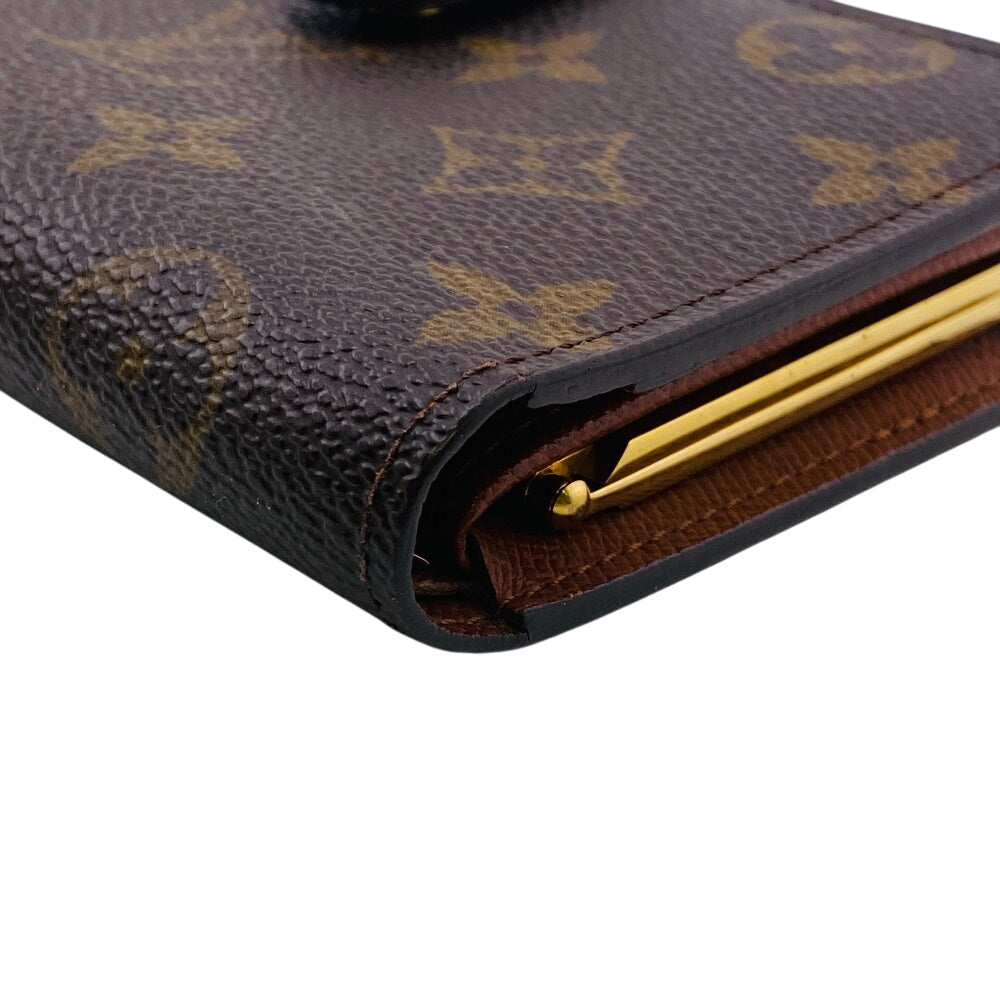 LOUIS VUITTON Bifold Wallet M61663 Monogram Brown Monogram Portefeuille Viennoiserie Women Used Authentic