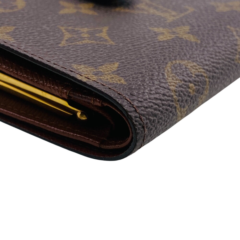 LOUIS VUITTON Bifold Wallet M61663 Monogram Brown Monogram Portefeuille Viennoiserie Women Used Authentic