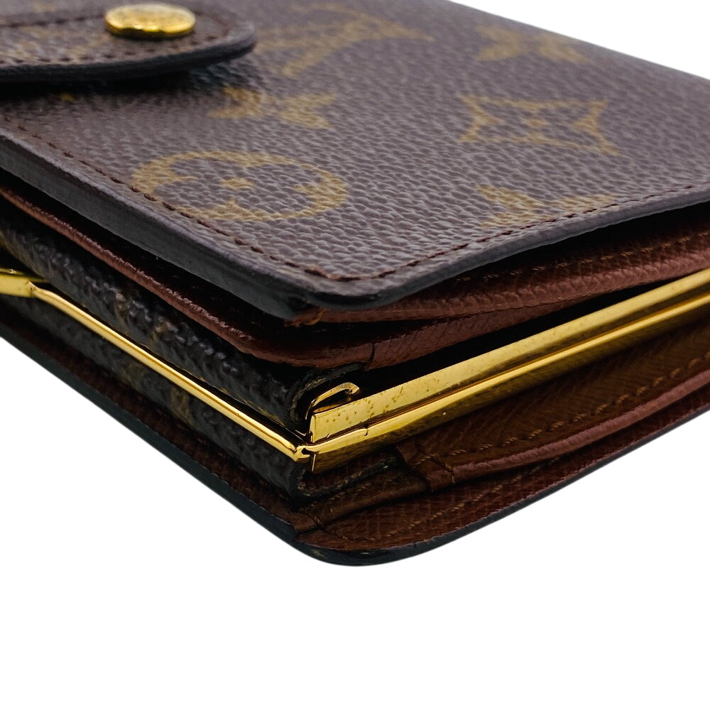 LOUIS VUITTON Bifold Wallet M61663 Monogram Brown Monogram Portefeuille Viennoiserie Women Used Authentic