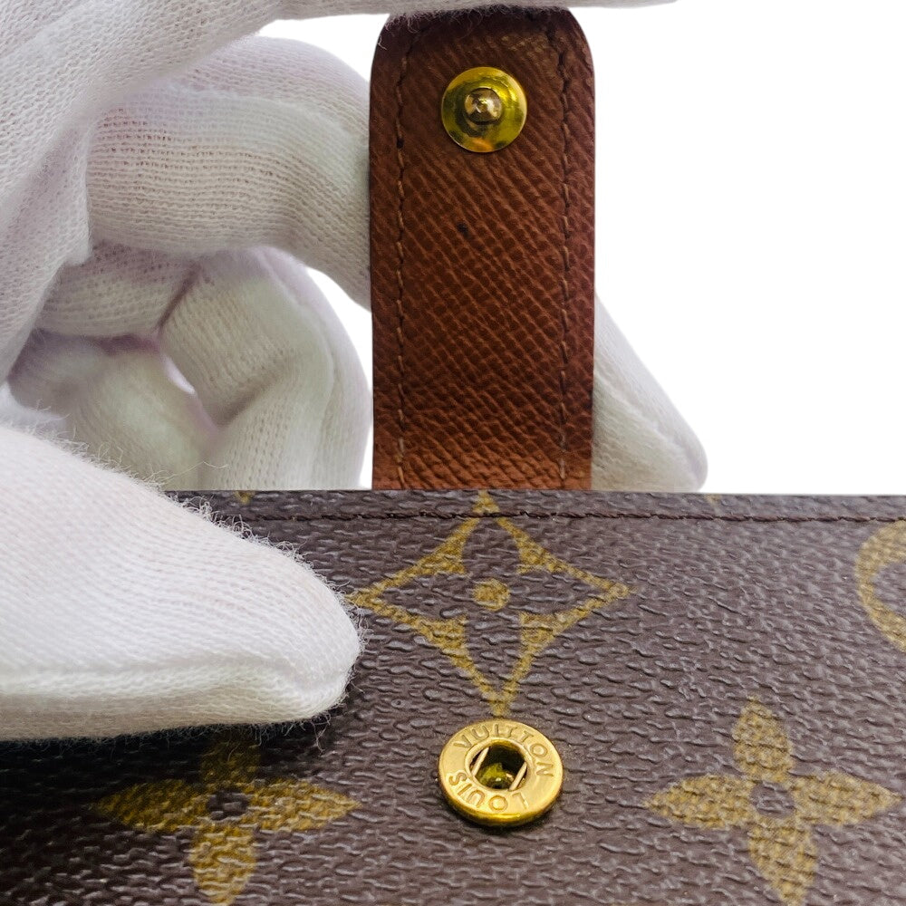 LOUIS VUITTON Bifold Wallet M61663 Monogram Brown Monogram Portefeuille Viennoiserie Women Used Authentic