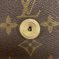 LOUIS VUITTON Shoulder Bag M51797 leather Brown Monogram Bordeaux27 Women Used Authentic