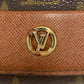 LOUIS VUITTON Shoulder Bag M51797 leather Brown Monogram Bordeaux27 Women Used Authentic