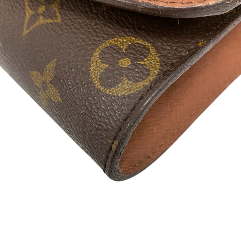 LOUIS VUITTON Shoulder Bag M51797 leather Brown Monogram Bordeaux27 Women Used Authentic