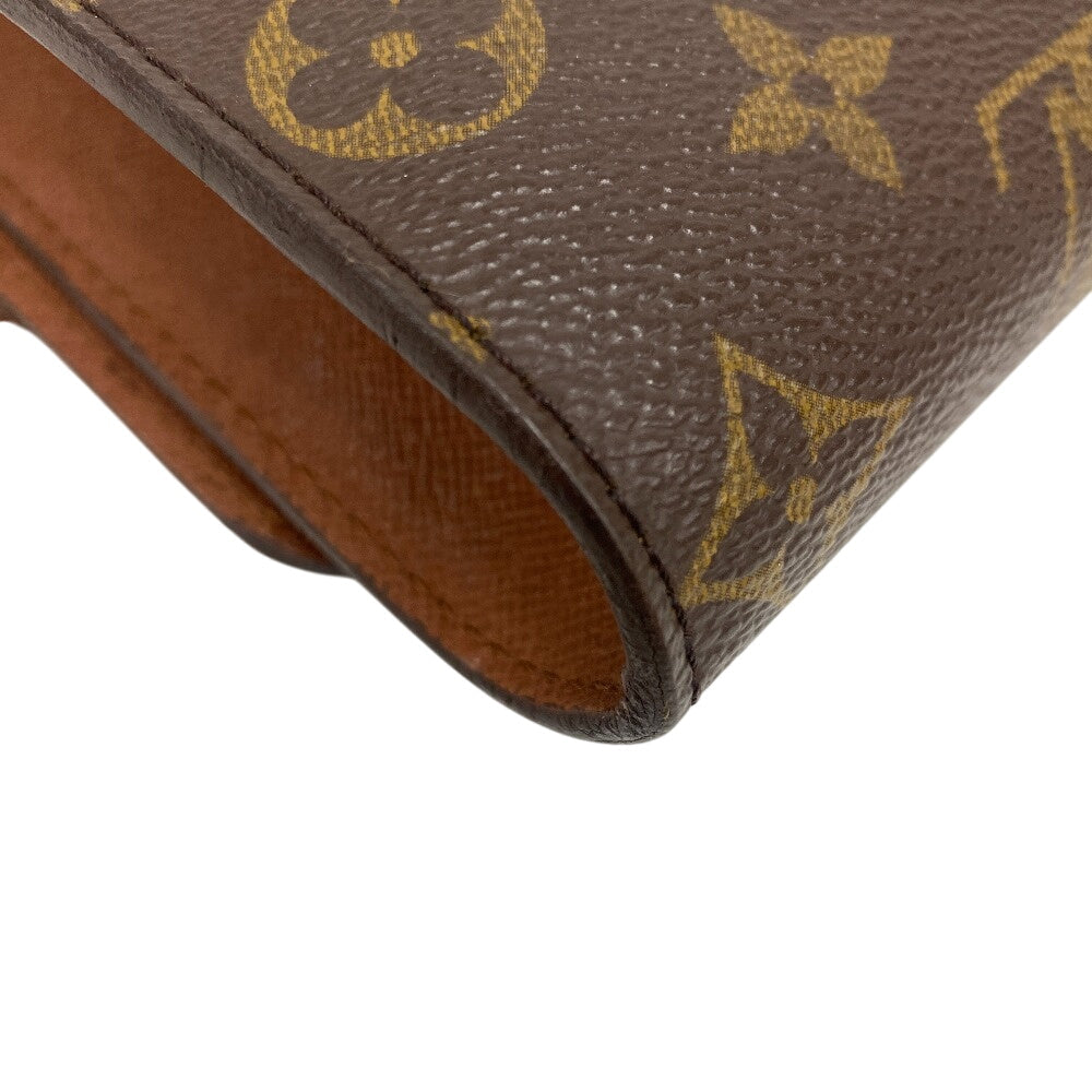 LOUIS VUITTON Shoulder Bag M51797 leather Brown Monogram Bordeaux27 Women Used Authentic