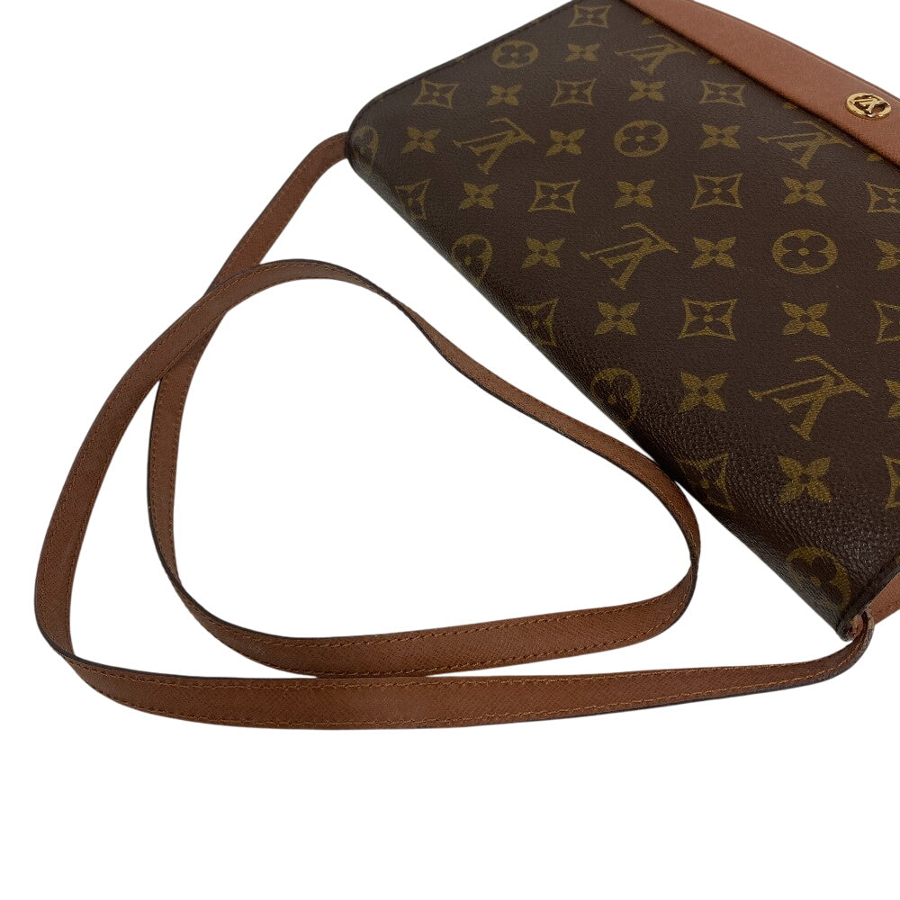 LOUIS VUITTON Shoulder Bag M51797 leather Brown Monogram Bordeaux27 Women Used Authentic