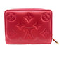 LOUIS VUITTON Bifold Wallet M83105 leather pink Japan-exclusive color compact wallet Monogram emboss Portefeuille Lou Women Used Authentic