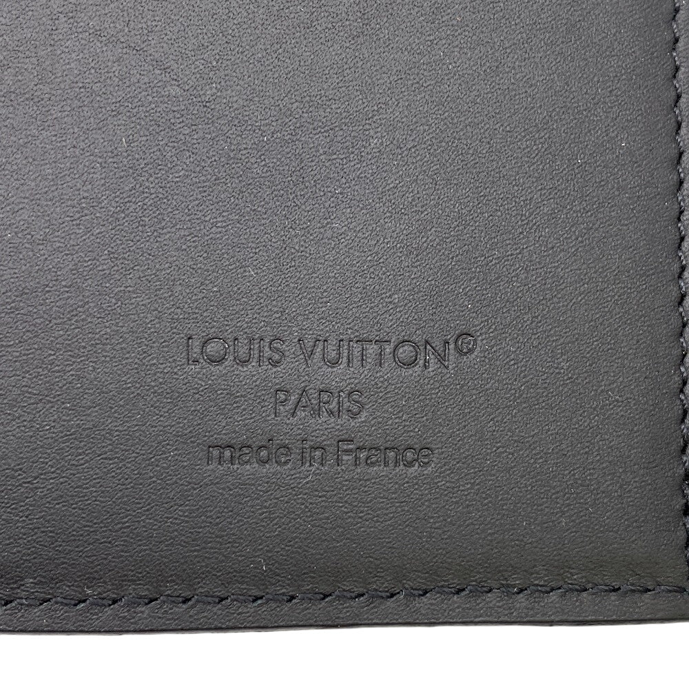 LOUIS VUITTON Bifold Wallet M12635 Monogram black Monogram shadow Victor Wallet Women Used Authentic
