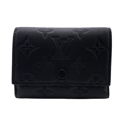 LOUIS VUITTON Bifold Wallet M12635 Monogram black Monogram shadow Victor Wallet Women Used Authentic