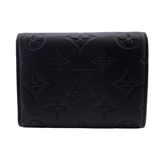 LOUIS VUITTON Bifold Wallet M12635 Monogram black Monogram shadow Victor Wallet Women Used Authentic