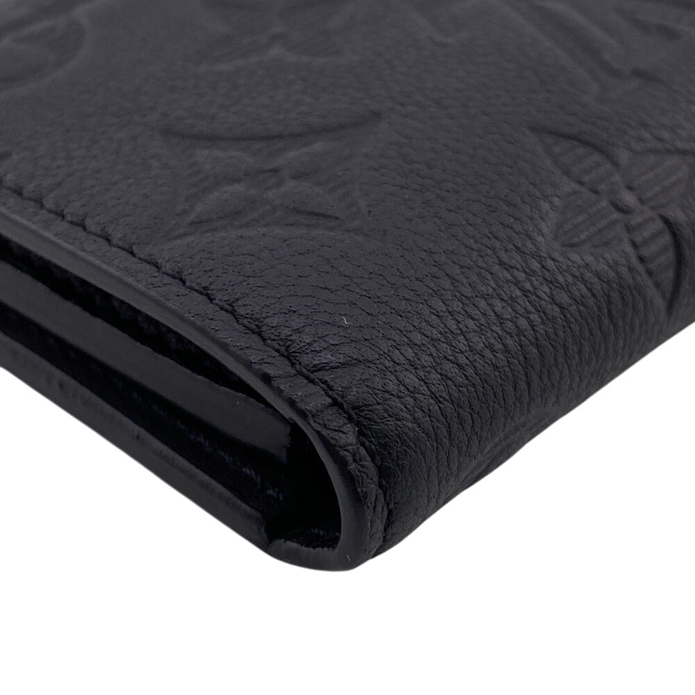 LOUIS VUITTON Bifold Wallet M12635 Monogram black Monogram shadow Victor Wallet Women Used Authentic