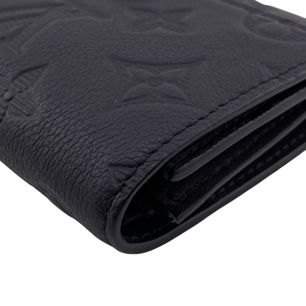 LOUIS VUITTON Bifold Wallet M12635 Monogram black Monogram shadow Victor Wallet Women Used Authentic