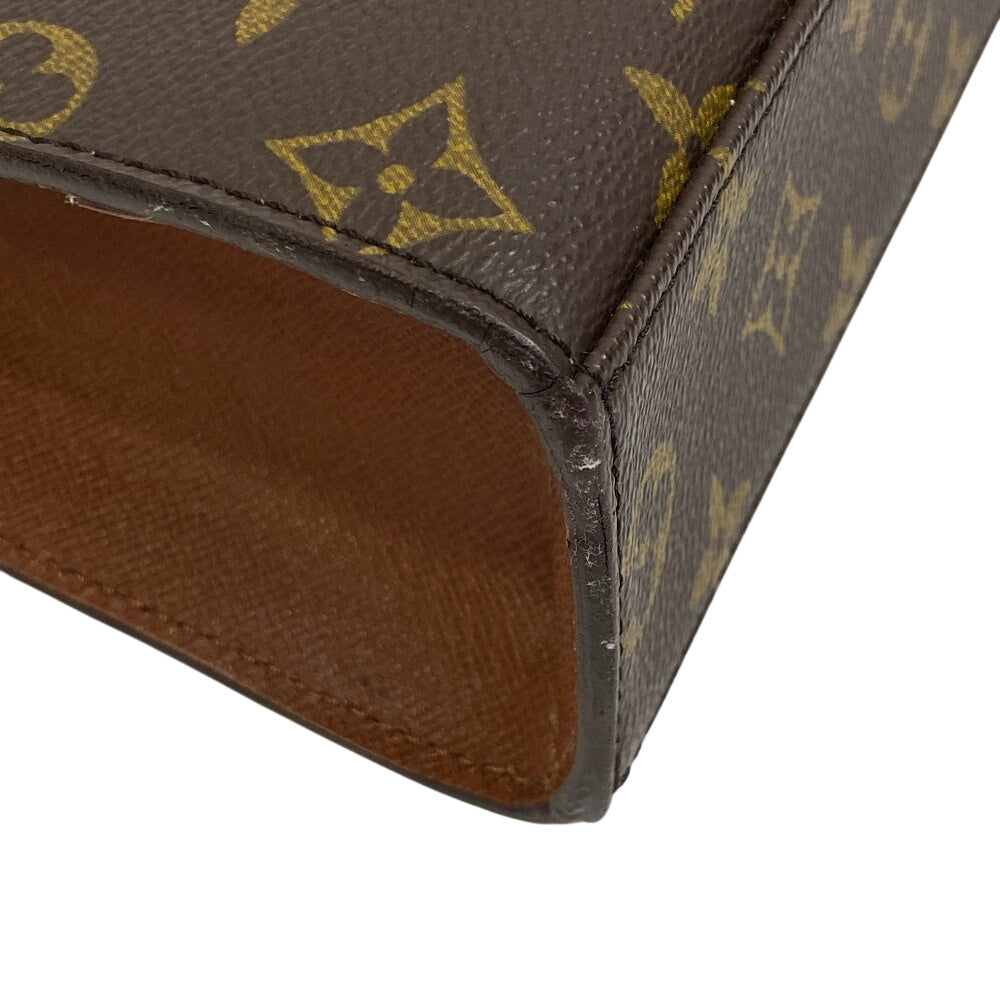 LOUIS VUITTON Handbag M51379 Monogram Brown LV Monogram Malesherbes Women Used Authentic