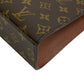 LOUIS VUITTON Handbag M51379 Monogram Brown LV Monogram Malesherbes Women Used Authentic