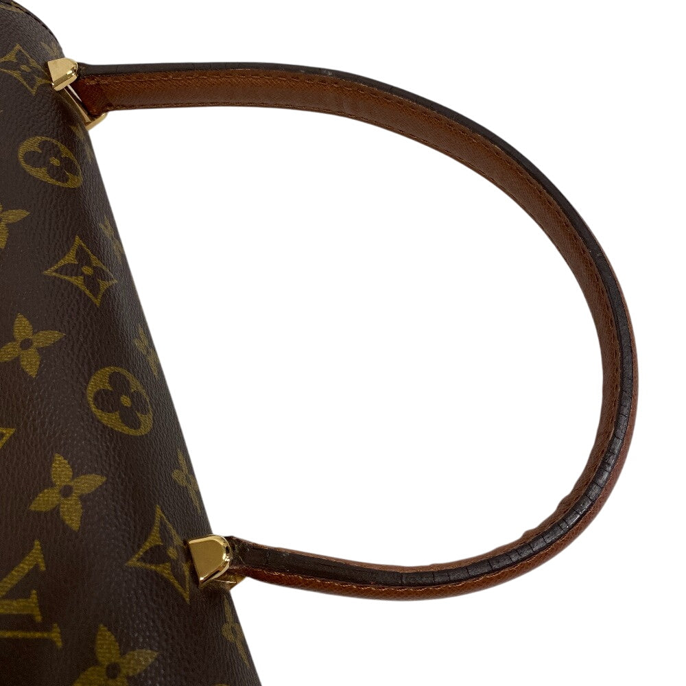 LOUIS VUITTON Handbag M51379 Monogram Brown LV Monogram Malesherbes Women Used Authentic
