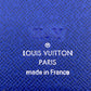 LOUIS VUITTON Long Wallet Purse M30559 Taiga blue Taiga Portefeuille Braza mens Used Authentic