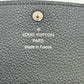 LOUIS VUITTON Long Wallet Purse Mahina, Leather black Monogram Mahina Portefeuille Iris(Unisex) Used Authentic