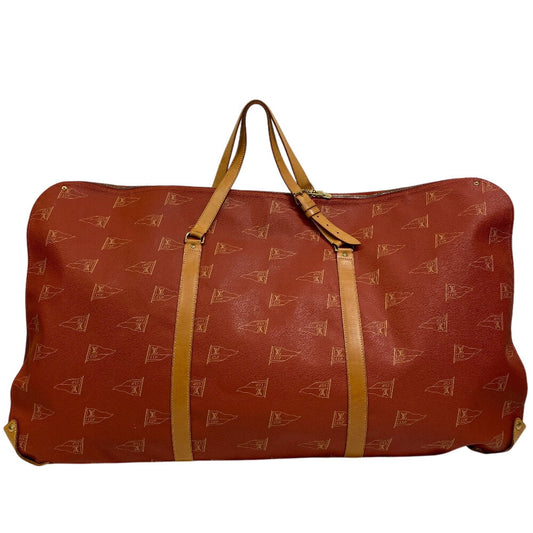LOUIS VUITTON Travel case M80020 leather Orange Garment case Kabul louis vuitton cup mens(Unisex) Used Authentic