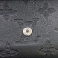LOUIS VUITTON Tri-fold wallet M12635 leather black Monogram shadow Victor Wallet mens Used Authentic