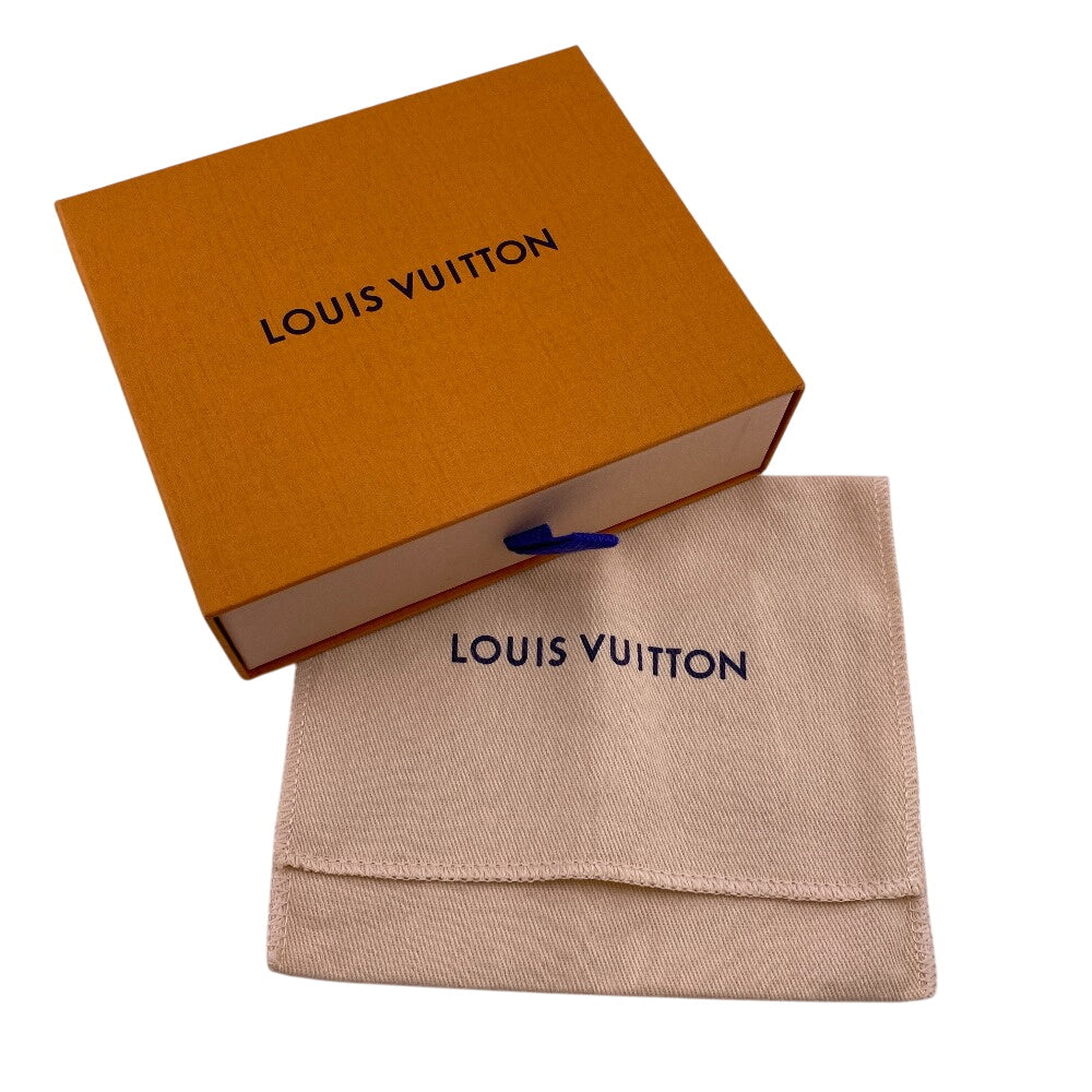 LOUIS VUITTON Coin case leather Brown Fragment case Monogram Porte Cartes Recto Verso Women Used Authentic
