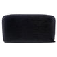 LOUIS VUITTON Long Wallet Purse M61857 leather black Zip Around Epi Zippy wallet mens Used Authentic